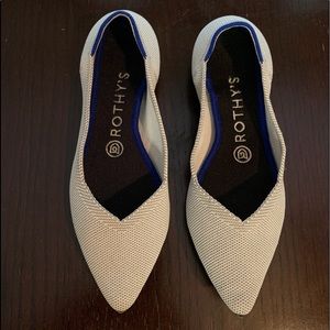 Rothy’s Grey Birdseye Pointed Toe Flats Size 7.5